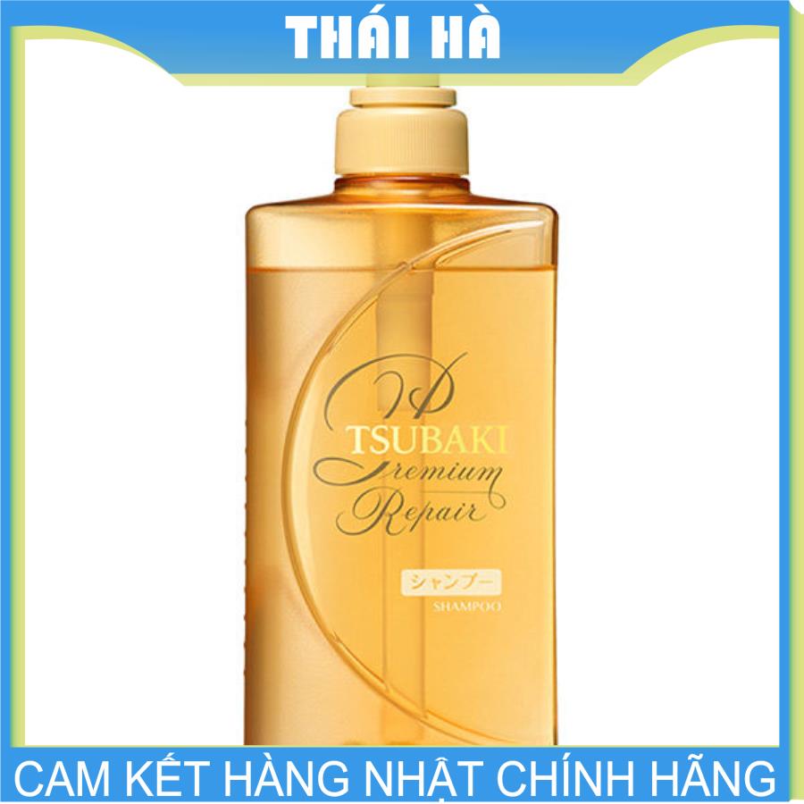 [HCM]Dầu Gội Tsubaki Premium Repair 490ml Ngăn Ngừa Gàu Và Rụng Tóc Nhật Bản