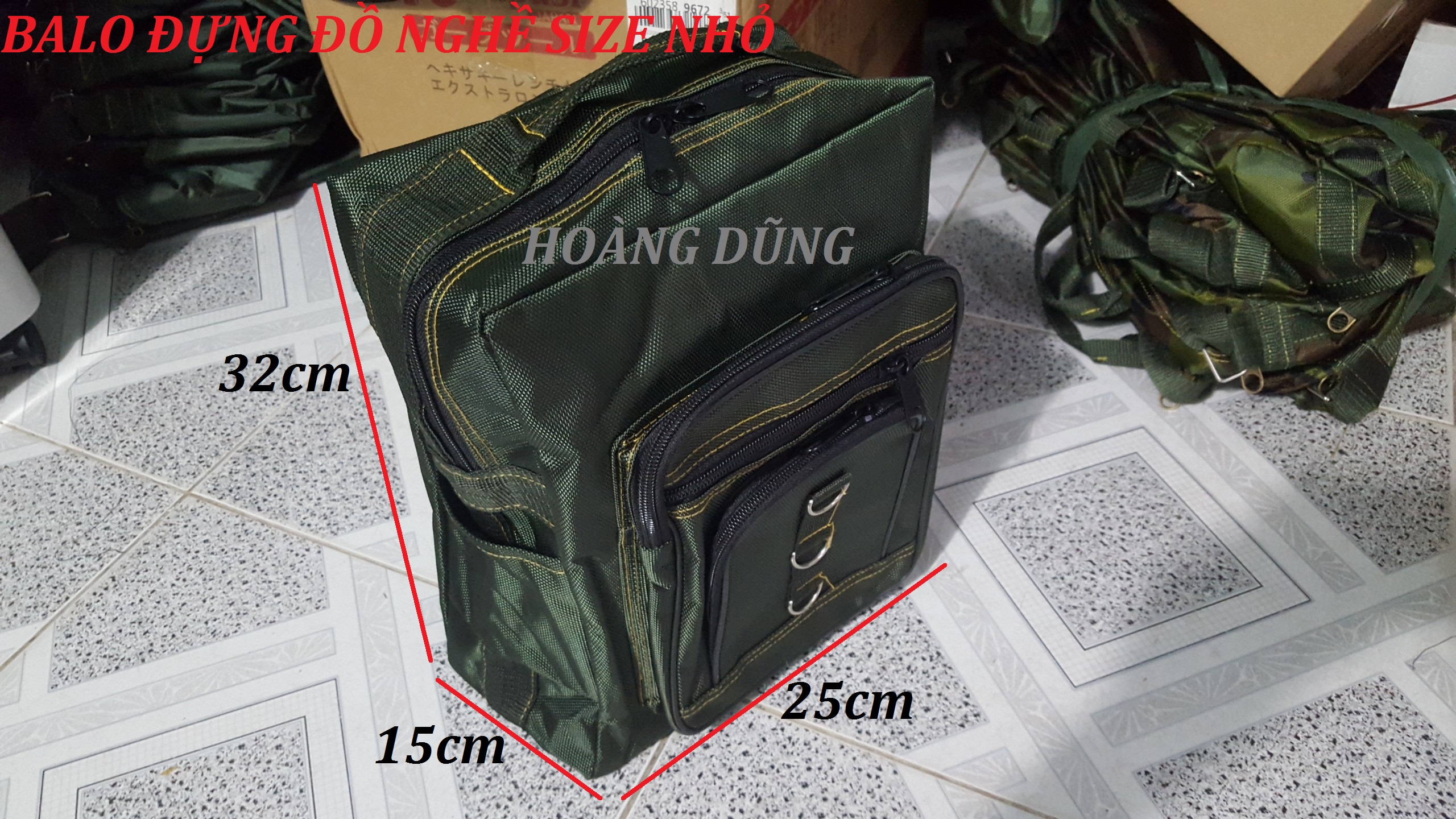 BALO ĐỰNG ĐỒ NGHỀ SIZE NHỎ LOẠI TỐT SIÊU BỀN