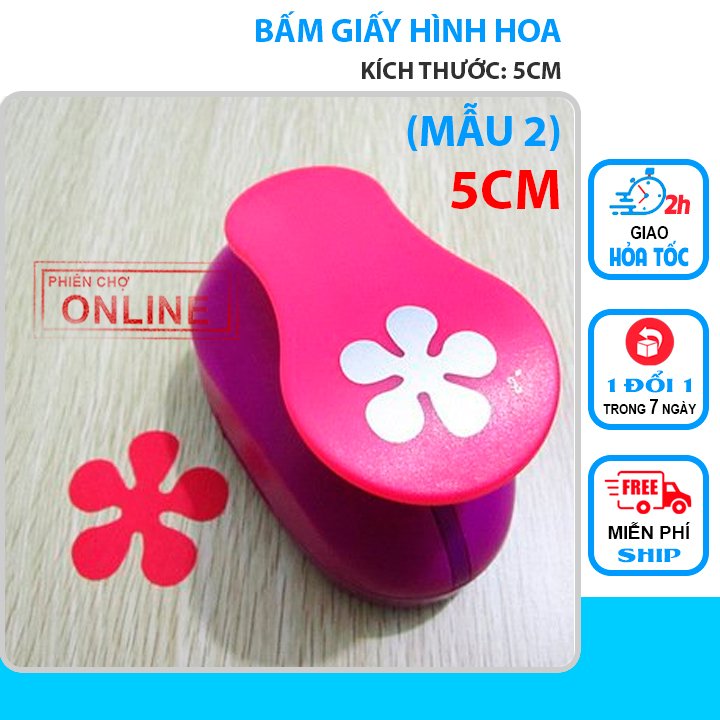 Dập hình giấy - dập giấy hình hoa