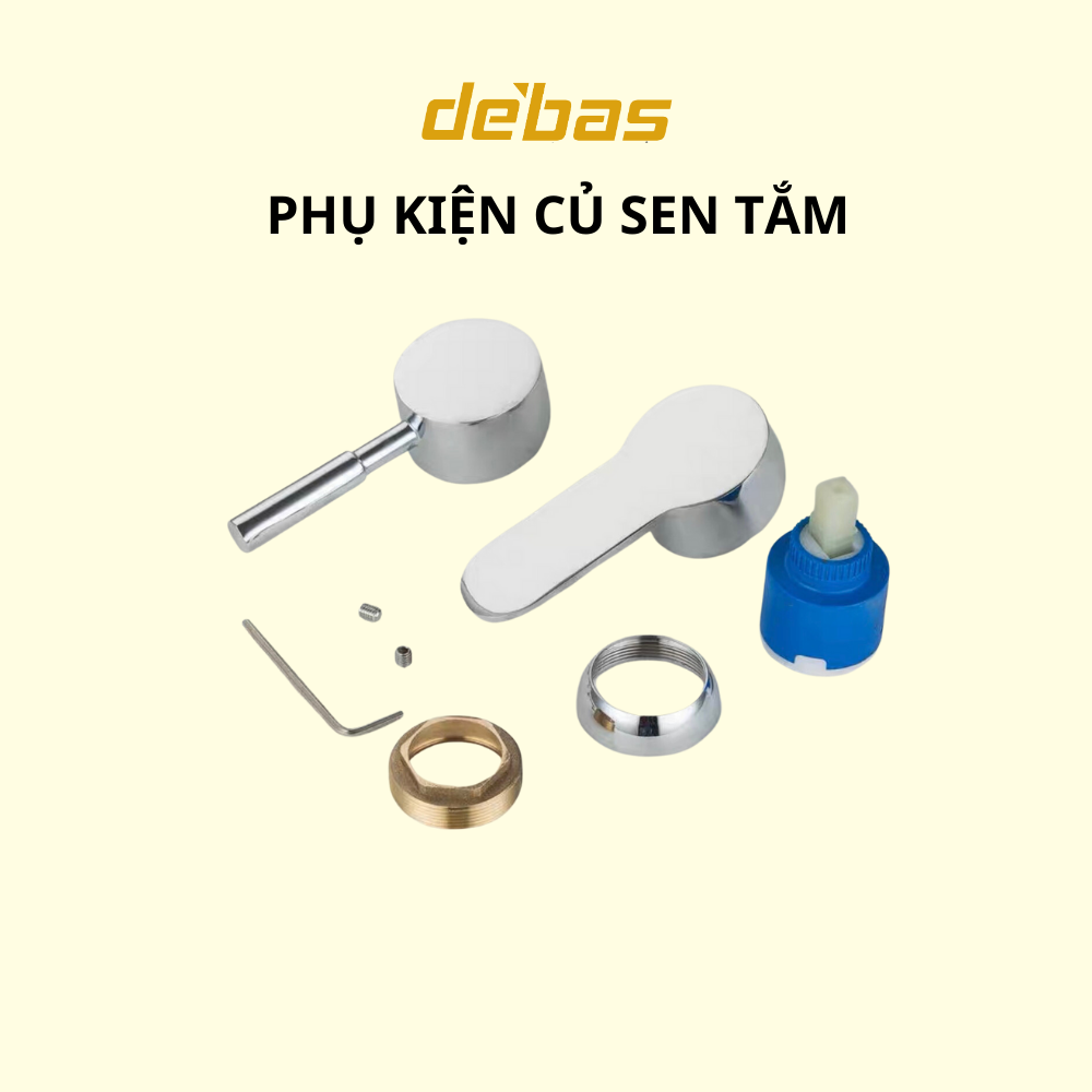 Phụ kiện sen tắm - Hãm chia lõi đồng Debas