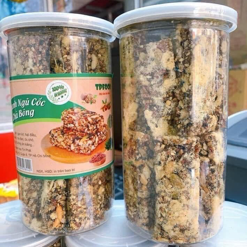 Thanh gạo lứt chà bông mix hạt dinh dưỡng