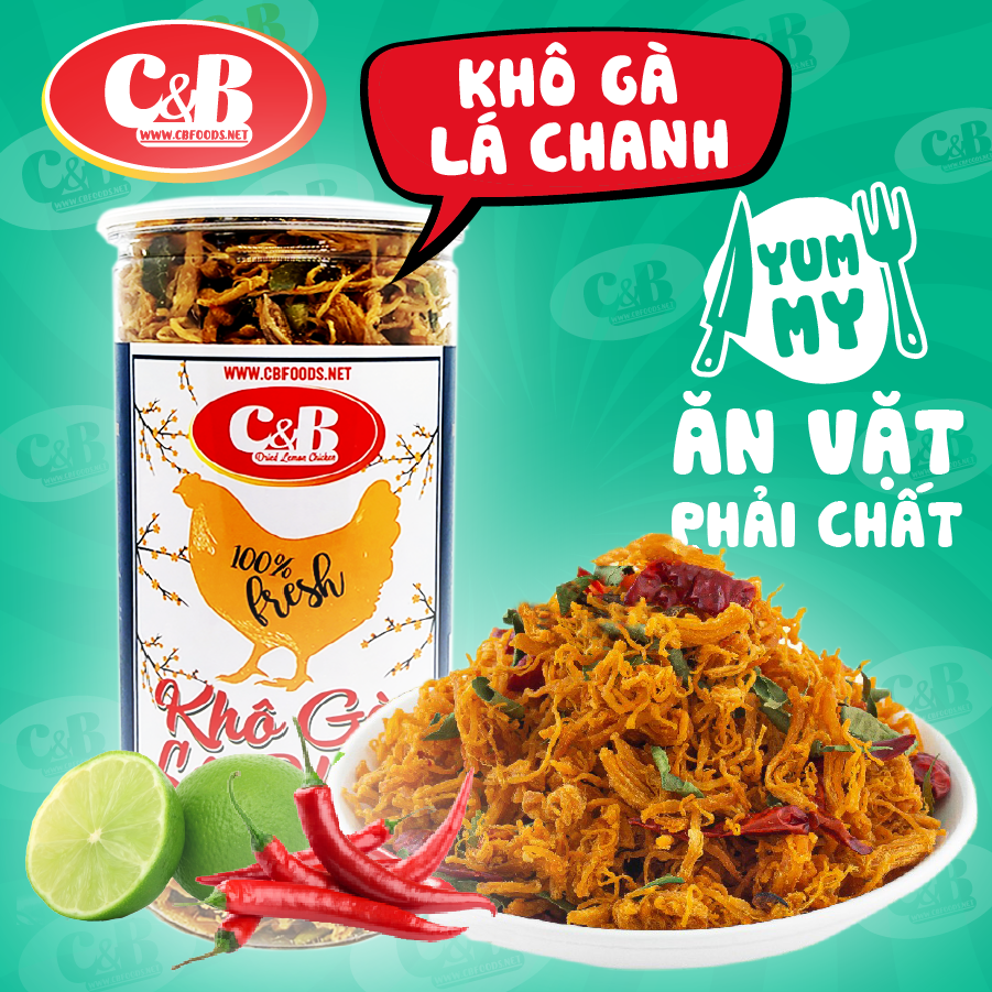 Khô Gà Lá Chanh C&B - Hộp 300G