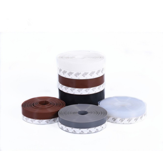 3 cuộn Ron chắn khe cửa , Ron Cao Su Dán Che Khe Cửa , Chân Cửa Cao Cấp Chống Bụi ,Chống Côn Trùng - Cuộn 2m x 45 mm