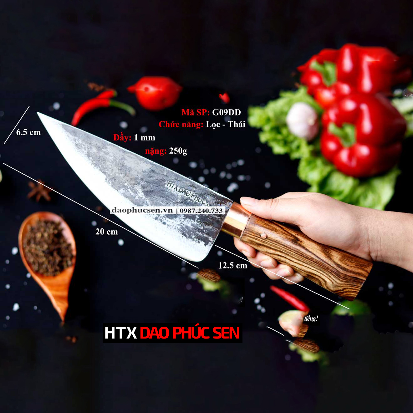 Dao bầu lọc 20 khâu đồng