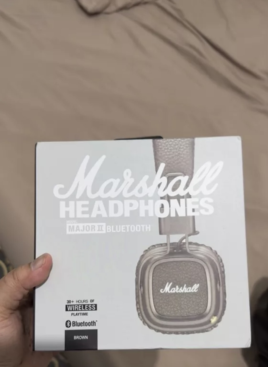Tai nghe chụp tai marshall major ii 2 kết nối bluetooth kèm mic - new, bảo hành 12 tháng, 1 đổi 1 trong 1 tháng
