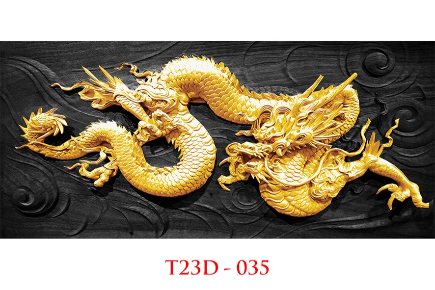 Tranh 3D bể Cá T23D 035 Fuil Kích Thước