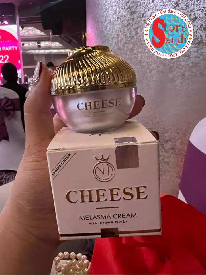 Kem dưỡng trắng da, chống nắng cheese
