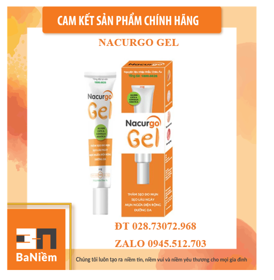 NACURGO GEL LÀM MỜ THÂM DO MỤN