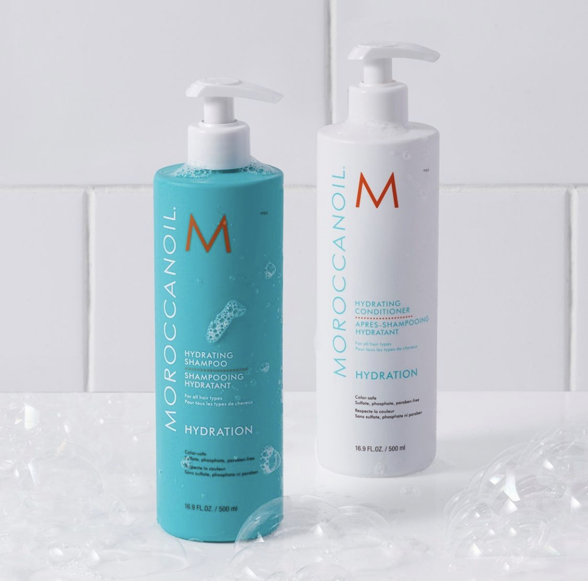 [HCM]Dầu gội xả dưỡng ẩm phục hồi tóc Moroccanoil Hydration 500mlx2