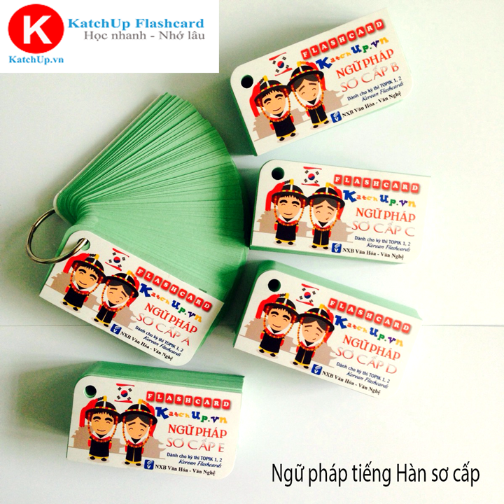 Bộ Flashcard Ngữ Pháp Tiếng Hàn Sơ Cấp – High Quality