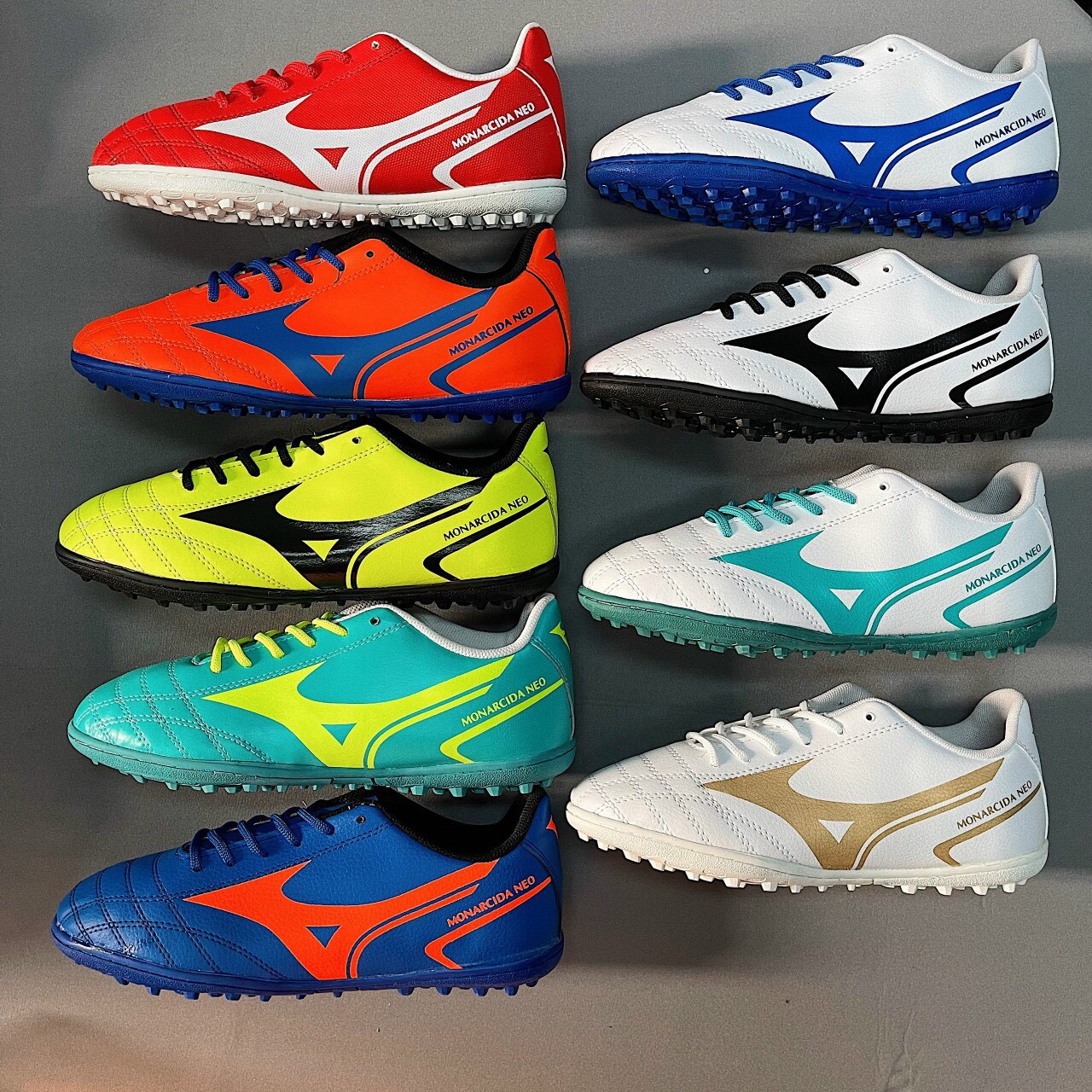 Giày đá bóng Mizuno_Giày đá banh cỏ nhân tạo khâu full đế