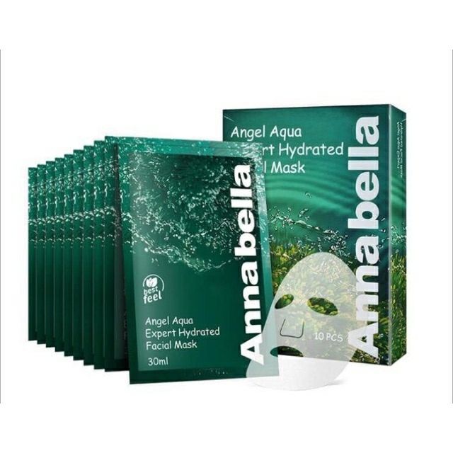 Hộp 10 miếng nạ tảo biển Annabella