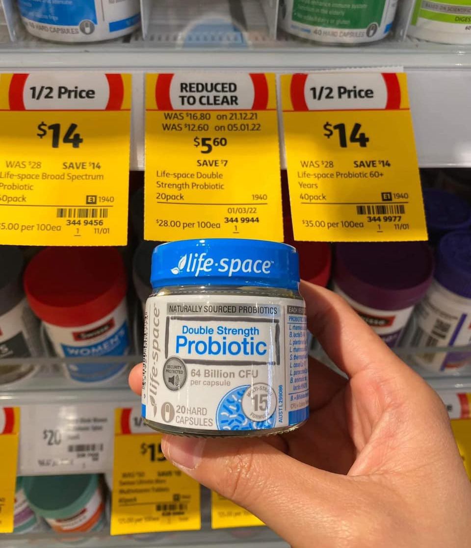 Life space double strength probiotic 64 billion cfu - 20 viên men vi sinh cho người lớn