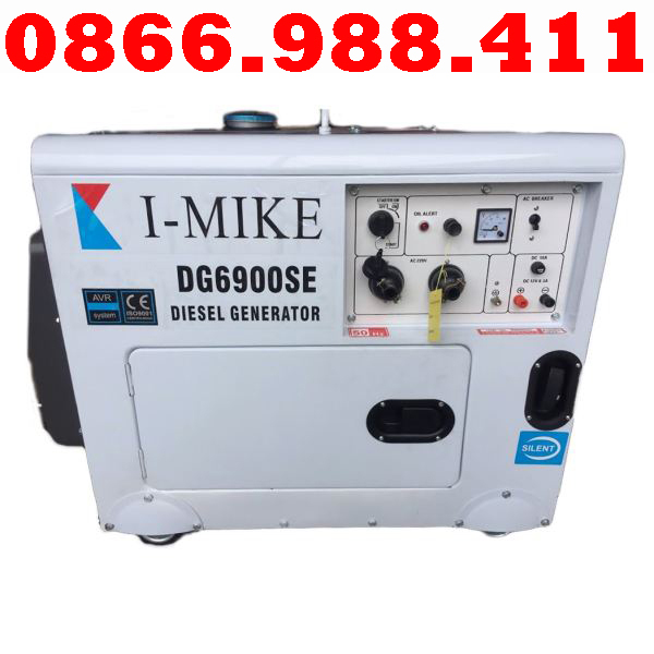 Máy phát điện chạy dầu 5kw i-mike dg6900se