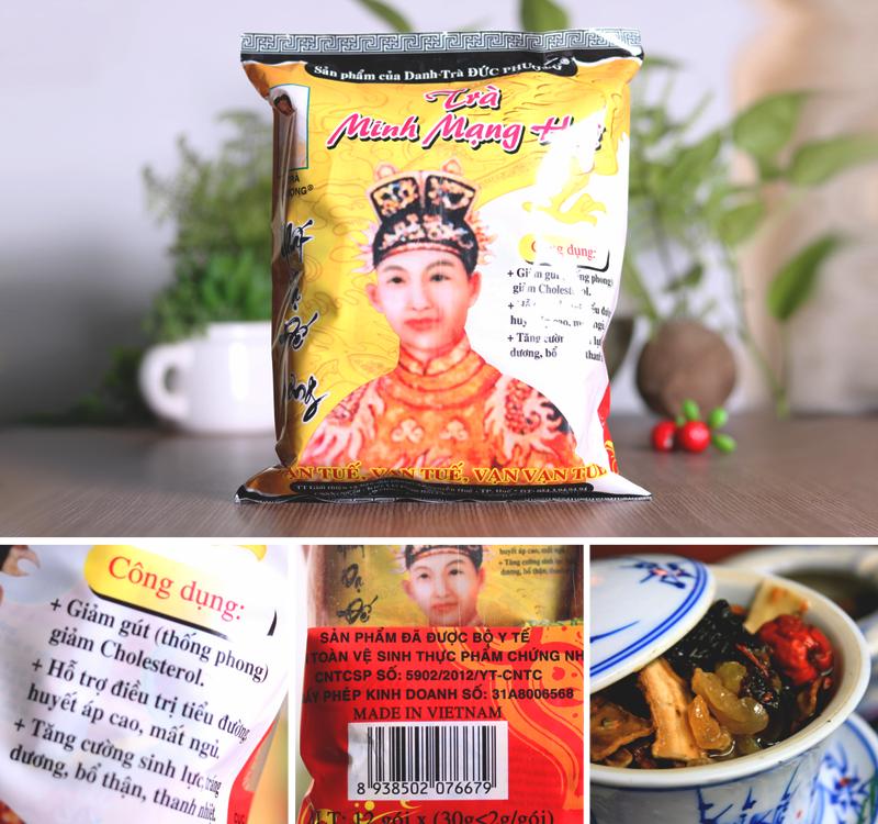 [HCM]Trà Minh Mạng cung đình Huế Đức Phượng
