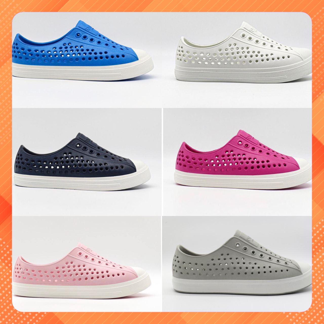 [Trẻ em] [Tặng sticker] Giày nhựa Urban D2001 đi mưa đi biển dành cho trẻ em