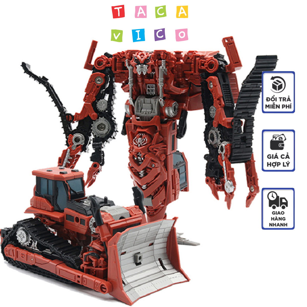 Đồ chơi xe robot biến hình bmb h8001 - tacavico. bộ siêu tập đồ chơi transformer, mô hình robot
