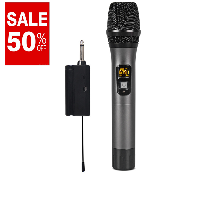 HÀNG CHUẨN, Mic hát karaoke không dây, đầu lọc âm thanh cực trong trẻo, Mic hát nhẹ.