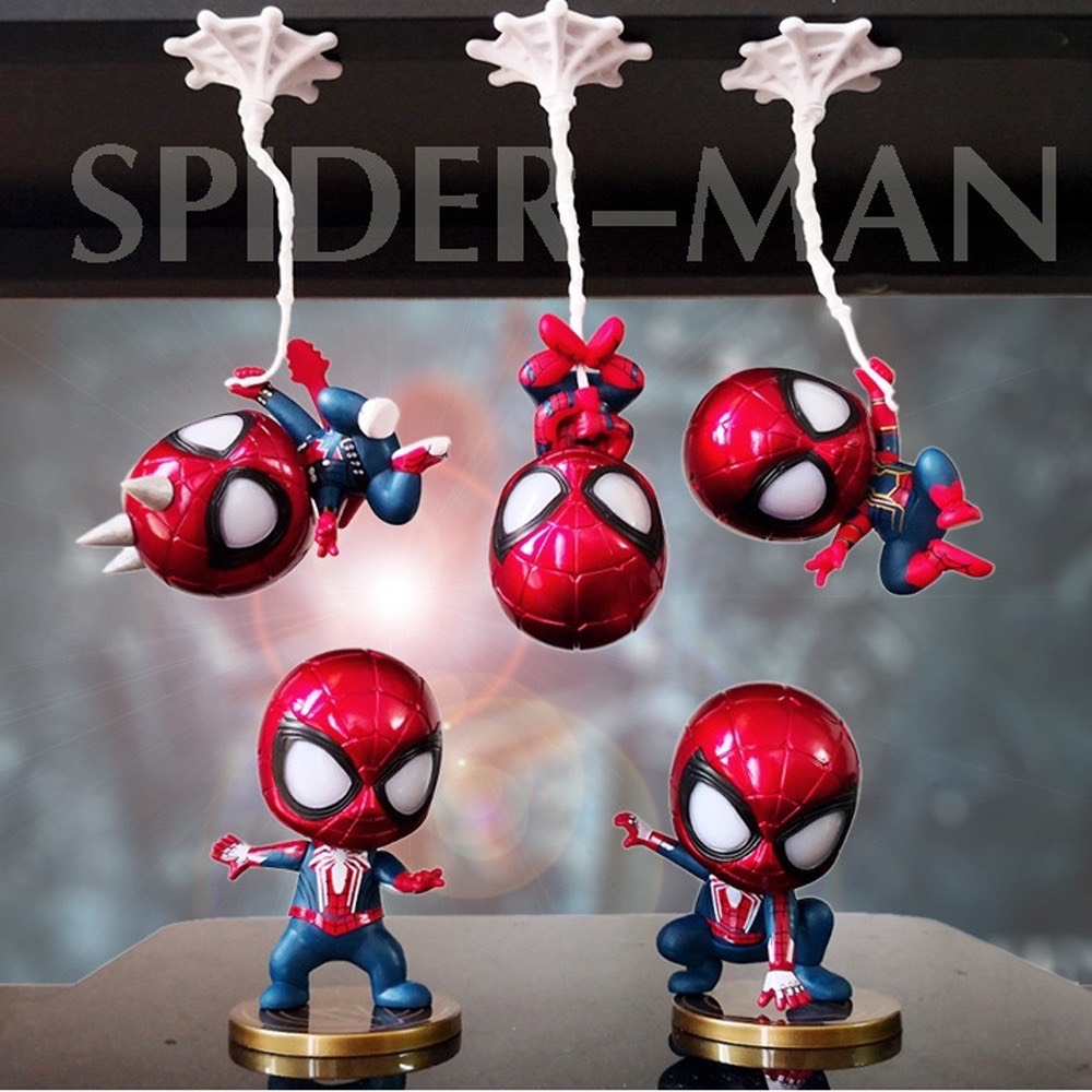 Mô hình Iron Man- Spider Man chibi cực ngộ nghĩnh