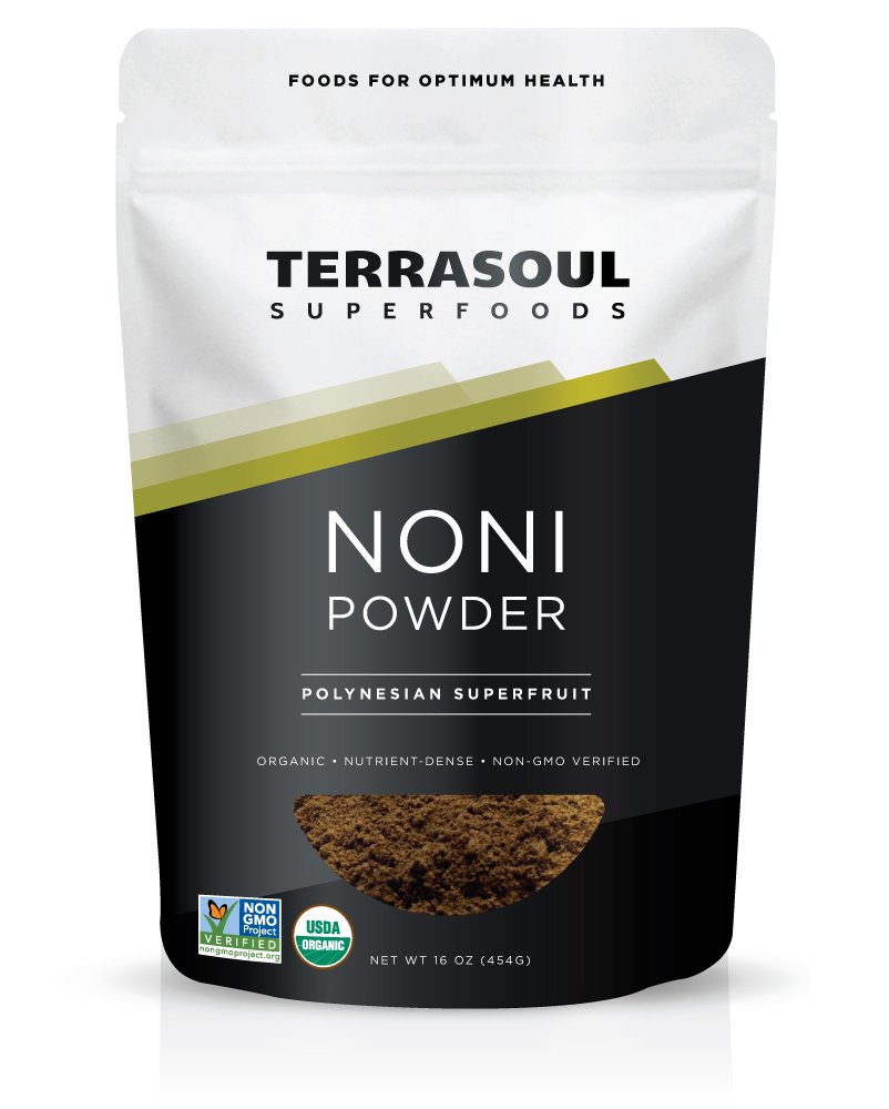 Bột trái nhàu hữu cơ (bột nhàu hữu cơ) - Terrasoul Superfoods Organic Noni Powder - 454gr