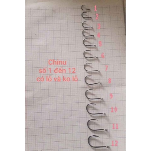 Lưỡi Câu Chinu Ring Cao Cấp-lưỡi câu cá cao cấp nhật bản-lưỡi câu cá lơn-lưỡi câu cacbon - chunu siêu bền và tuyệt chắc, dành cho anh em sanh điệu tham gia môn thể thao kiên nhẫn.