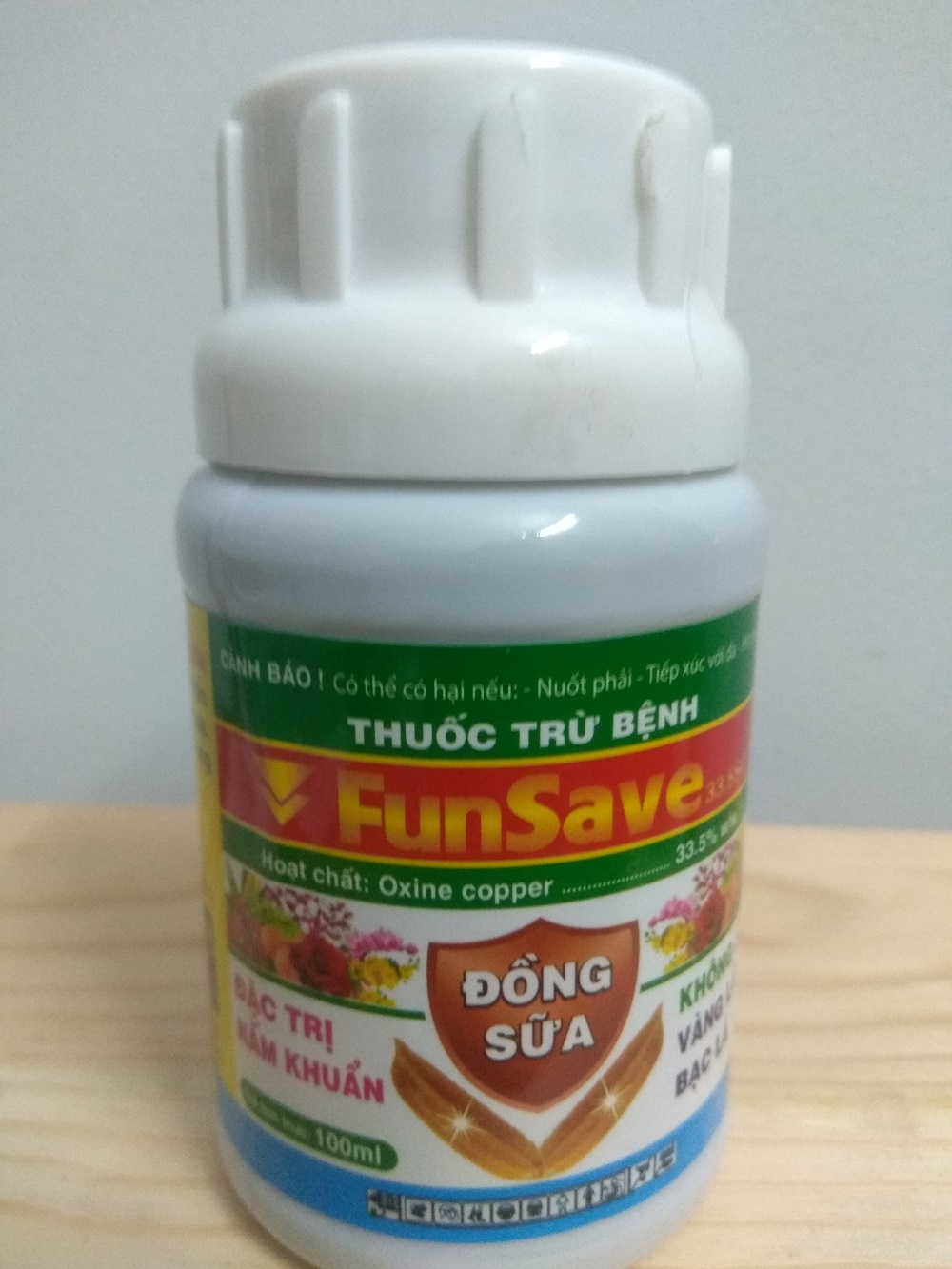 [HCM]Sản phẩm Đồng sữa Funsave trừ nấm khuẩn không lo vàng lá bạc lá - chai 100 ml