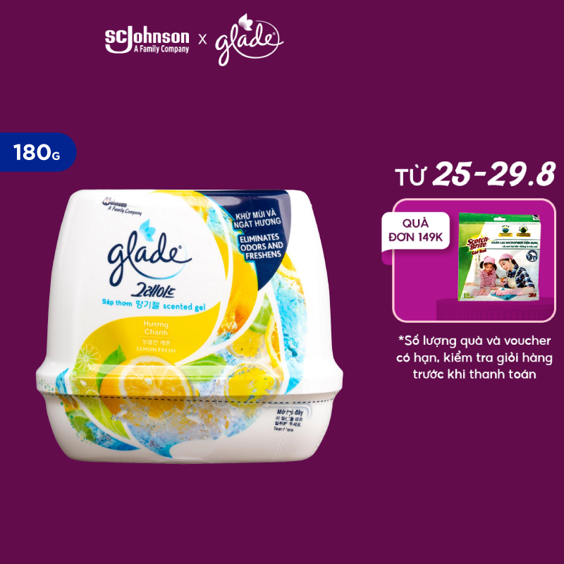 Glade sáp thơm hương chanh 180g