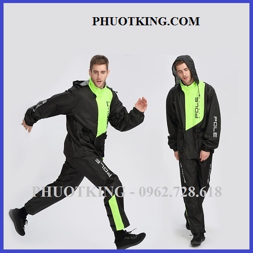 Bộ quần áo mưa Pole Racing - Bộ quần áo đi mưa cao cấp POLE RACING (đủ màu)
