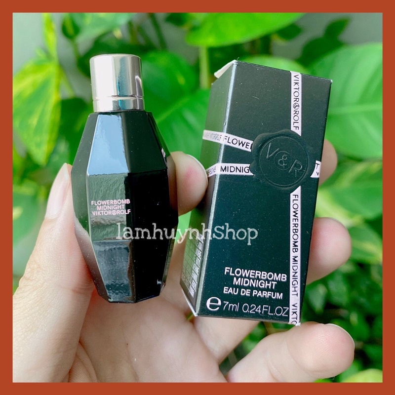 Nước hoa mini flowerbomb midnight 7ml