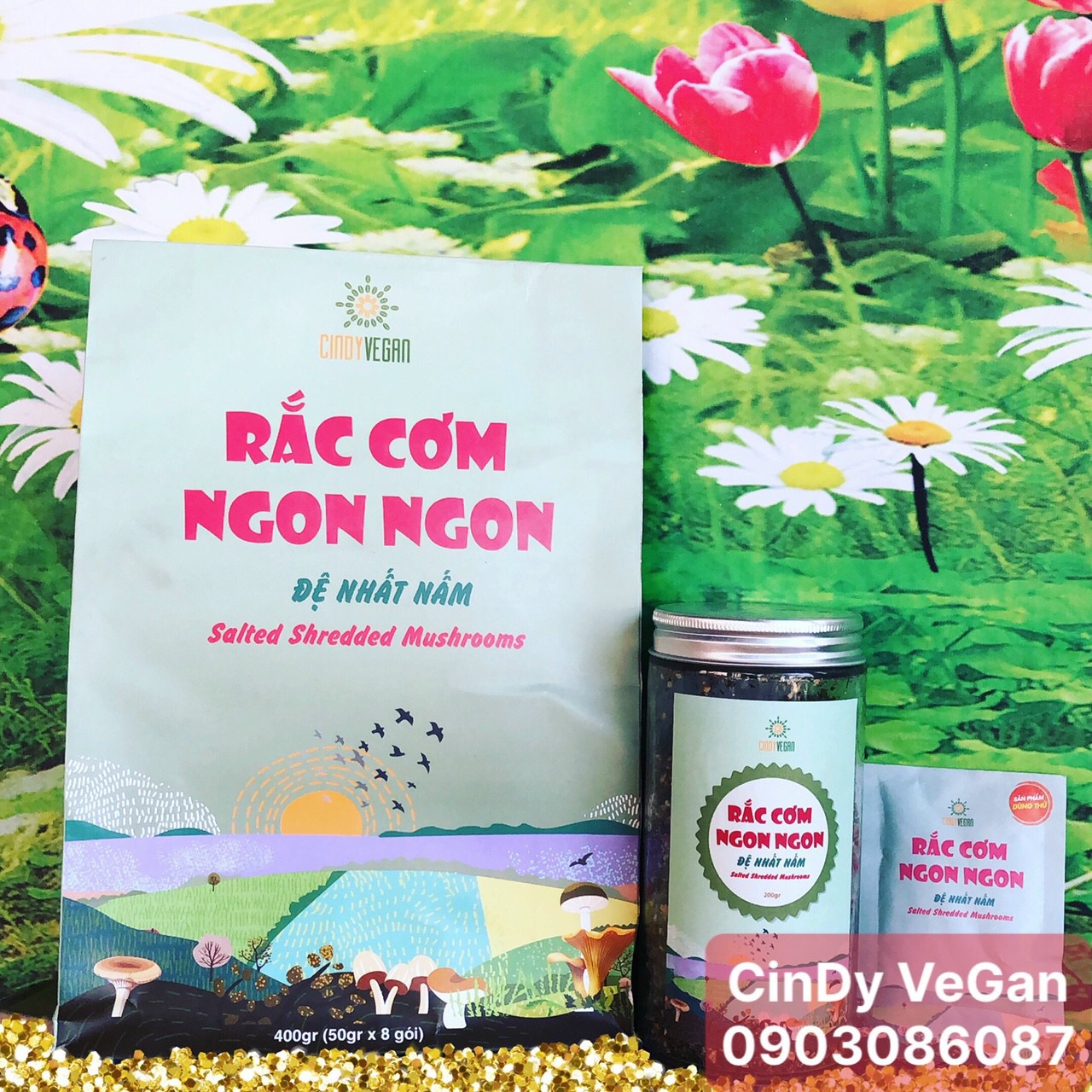 RẮC CƠM NGON NGON ĐỆ NHẤT NẤM 🍄 CINDY VEGAN🍀