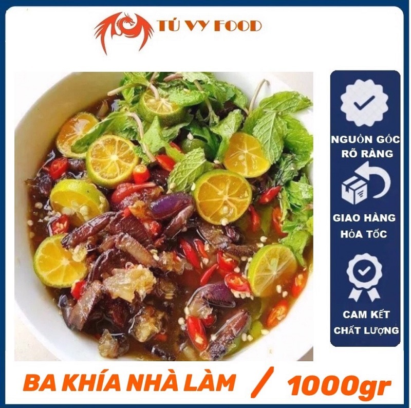 Hủ 1kg hoặc 500gram mắm ba khía đặc sản cà mau trộn sẵn vị vừa ăn món ngon tú vy food
