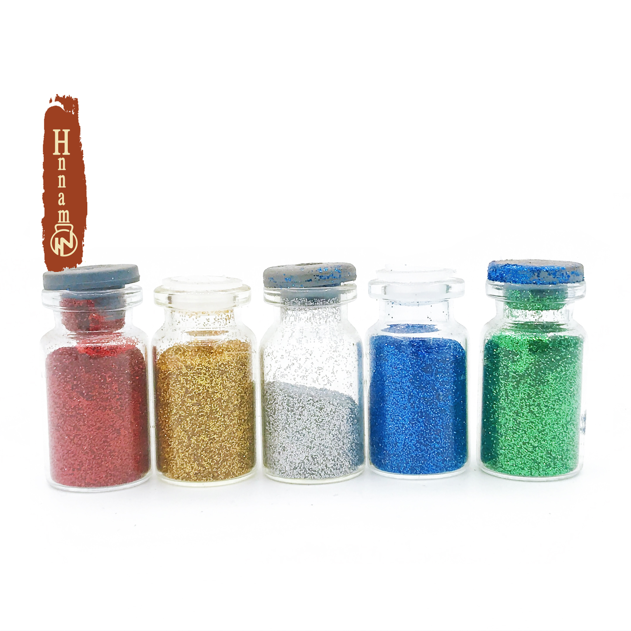 Hủ Kim Tuyến 15gam - Trang trí móng và phụ kiện khác bằng đắp gel phủ kim tuyến loại hạt 0.8 và da màu sắc