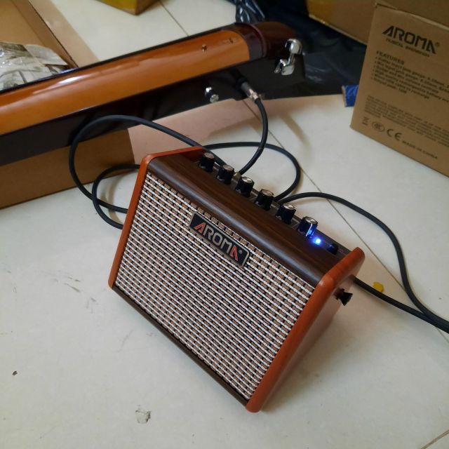 Amply đàn bầu Aroma AG-15A,loa đàn guitar, Loa Aroma AG-15