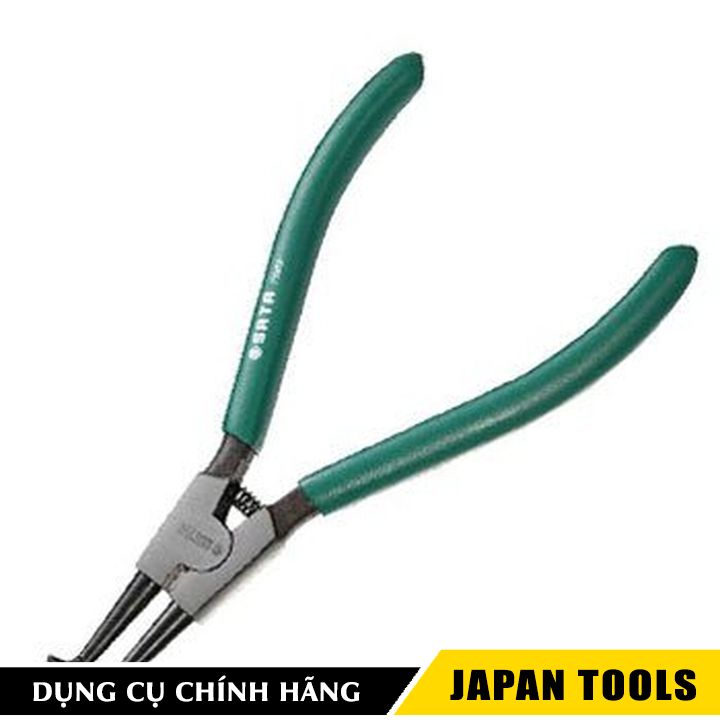 Kềm lấy phe trong mũi cong 7"/175mm sata 72005 | japan tools