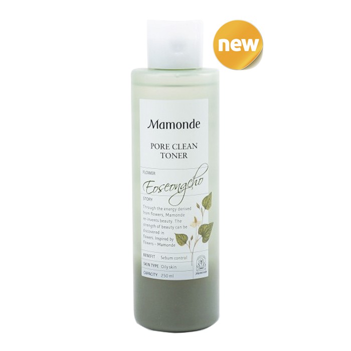 Nước Hoa Hồng Mamonde Eoseongcho Pore Clean Toner 250ml - Diếp Cá