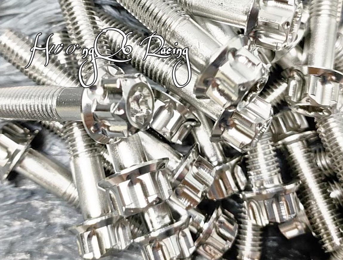 Ốc Salaya Inox 304 10li Chiều Dài Đầy Đủ Các Size