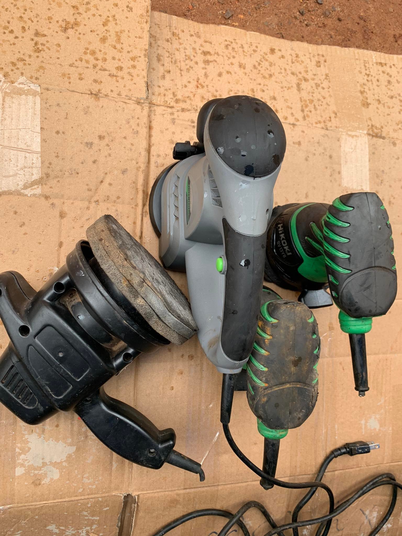 TNS Chà nhám tròn xoay Nhật bãi zin điện 110v
