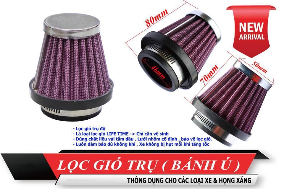 Lọc gió trụ bánh ú kn 1:1