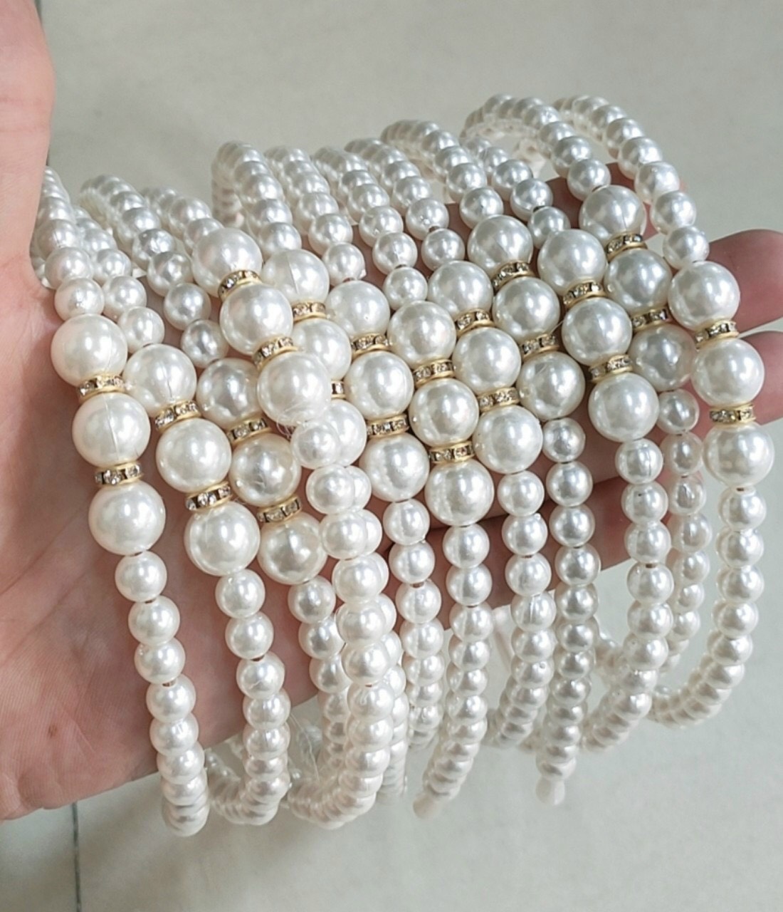 Cài tóc Ngọc Trai Handmade hàng VN Chắc chắn