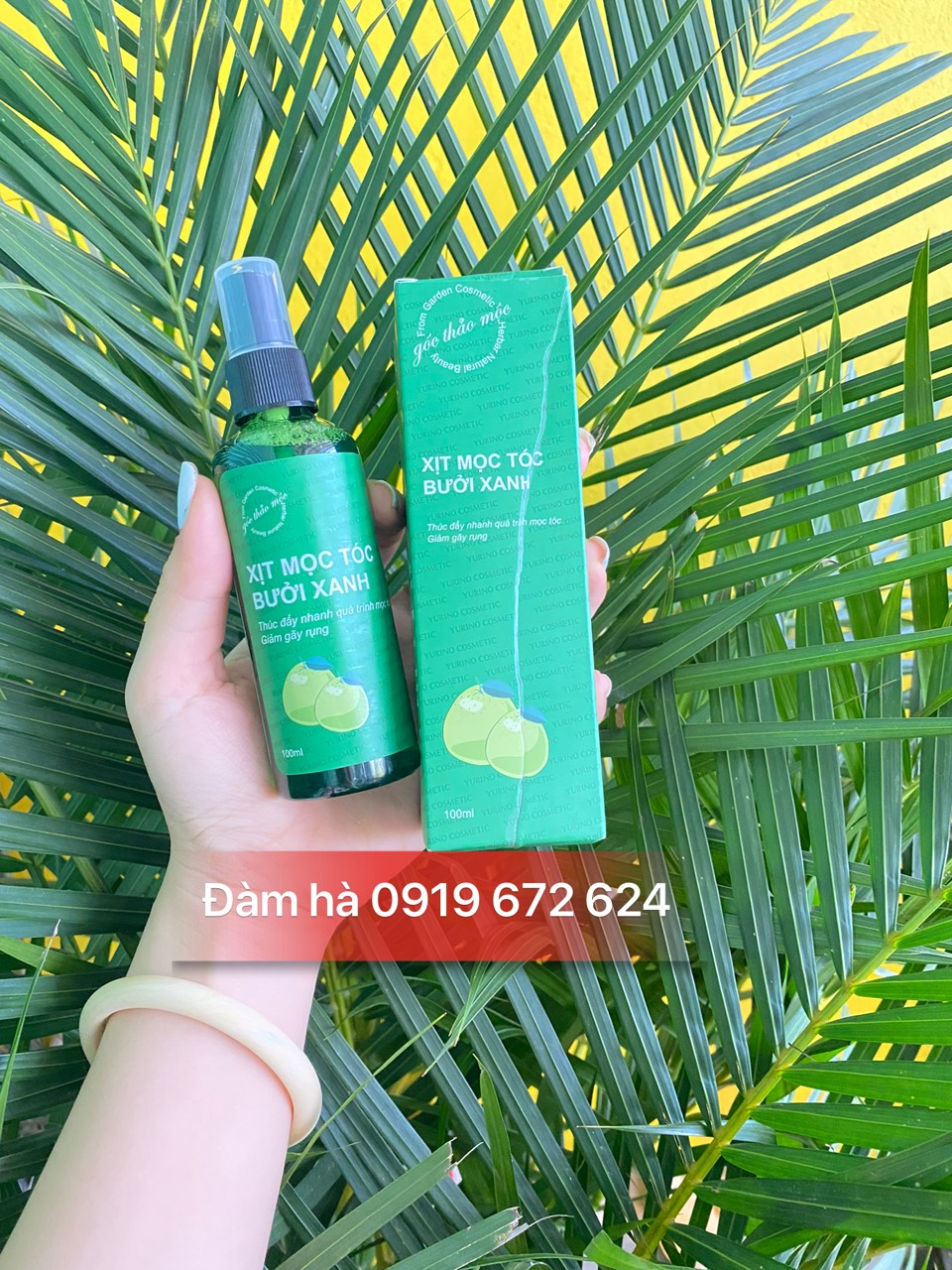 Xịt Tinh Dầu Bưởi Xanh Kích Thích Mọc Tóc, Ngăn Rụng Tóc 100ml