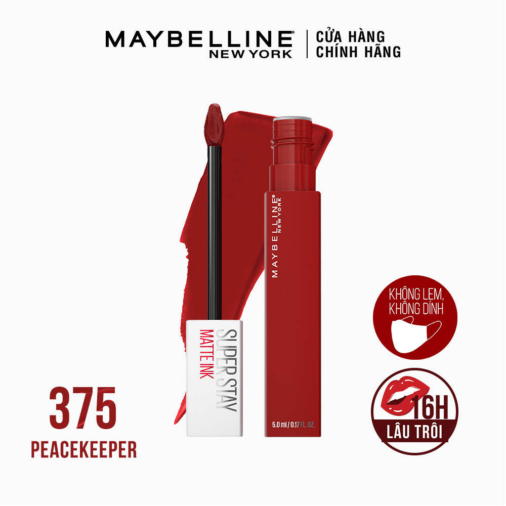 Son Kem Lì 16h Lâu Trôi Maybelline New York Super Stay Matte Ink City Edition Lipstick 5ml