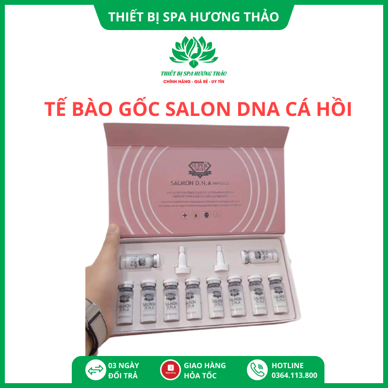 Tế bào gốc cá hồi super skin salmon dna ampoule