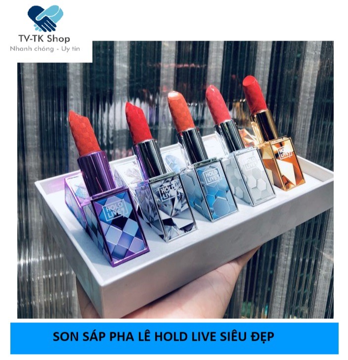 [HCM]Set 5 Cây Son sáp Pha Lê Hold Live Siêu Đẹp - Mẫu mới