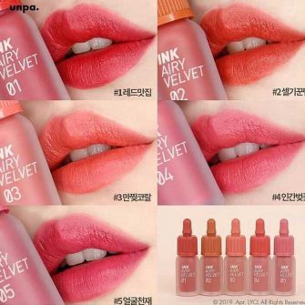 Son ink airy son kem Peripera ink the airy velvet mặt hàng đang được săn đón chất lượng đảm bảo và cam kết hàng đúng như mô tả