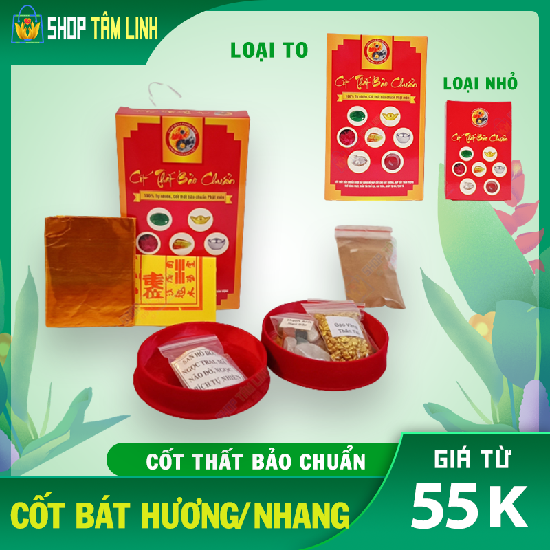 Cốt bát hương, cốt bát nhang chuẩn thờ thần, phật, gia tiên Shoptamlinh
