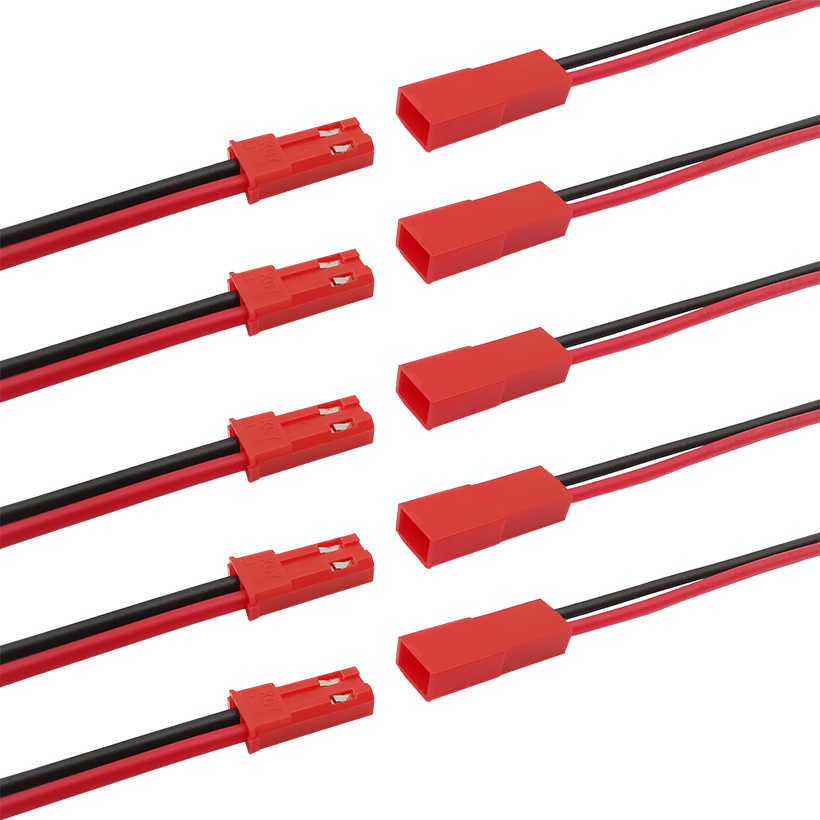 Cáp jst 2p dây silicon 22awg chống cháy