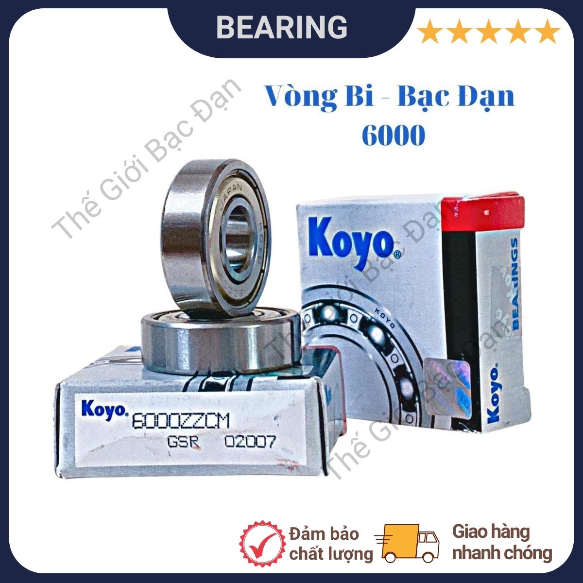 Vòng bi bạc đạn 6000 ZZCM KOYO -Thế Giới Bạc Đạn
