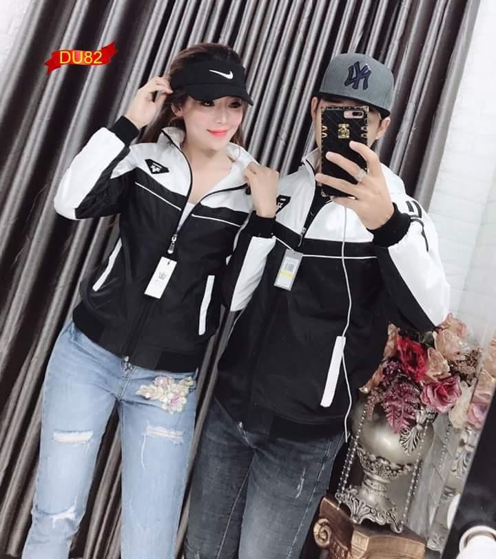 Áo khoác dù nam nữ phối 2 màu siêu chất trong năm
