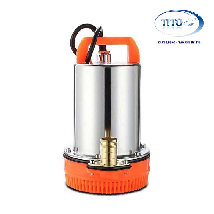 Bơm chìm 12V/24V - công suất 150W hút đáy an toàn bơm thả tỏm, bơm hút chống ngập
