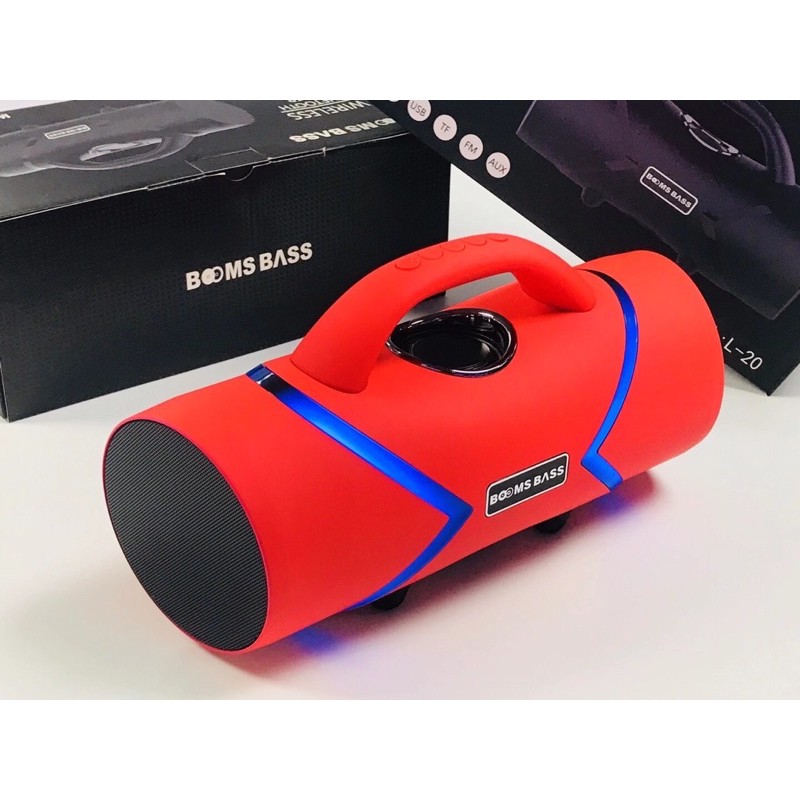Loa bluetooth Chính Hãng Boombass L20 > Bass siêu căng < Mẫu mã cực chất > Bảo Hành 6 tháng tại Ben Store